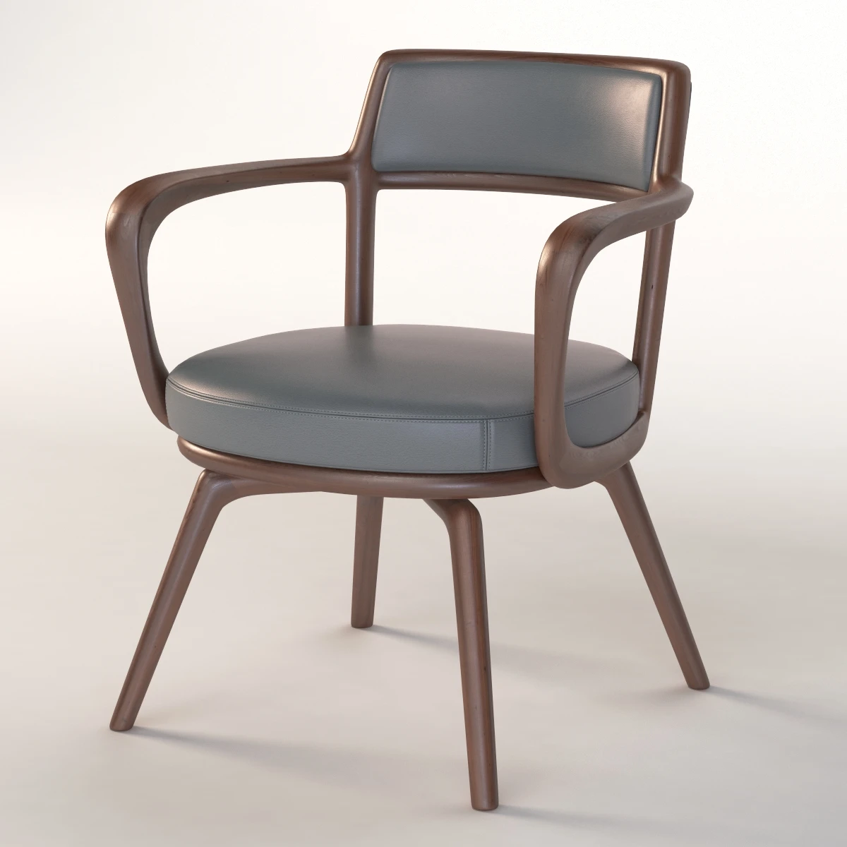 Baron Giorgetti Small Armchair By Roberto Lazzeroni 3D Model_04