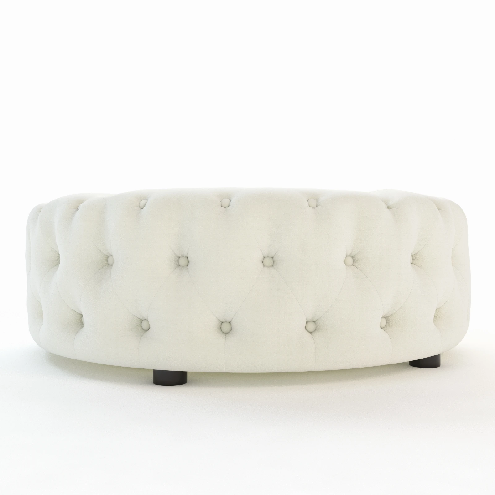 Baxton Studio Cardiff Tufted Ottoman 3D Model_03