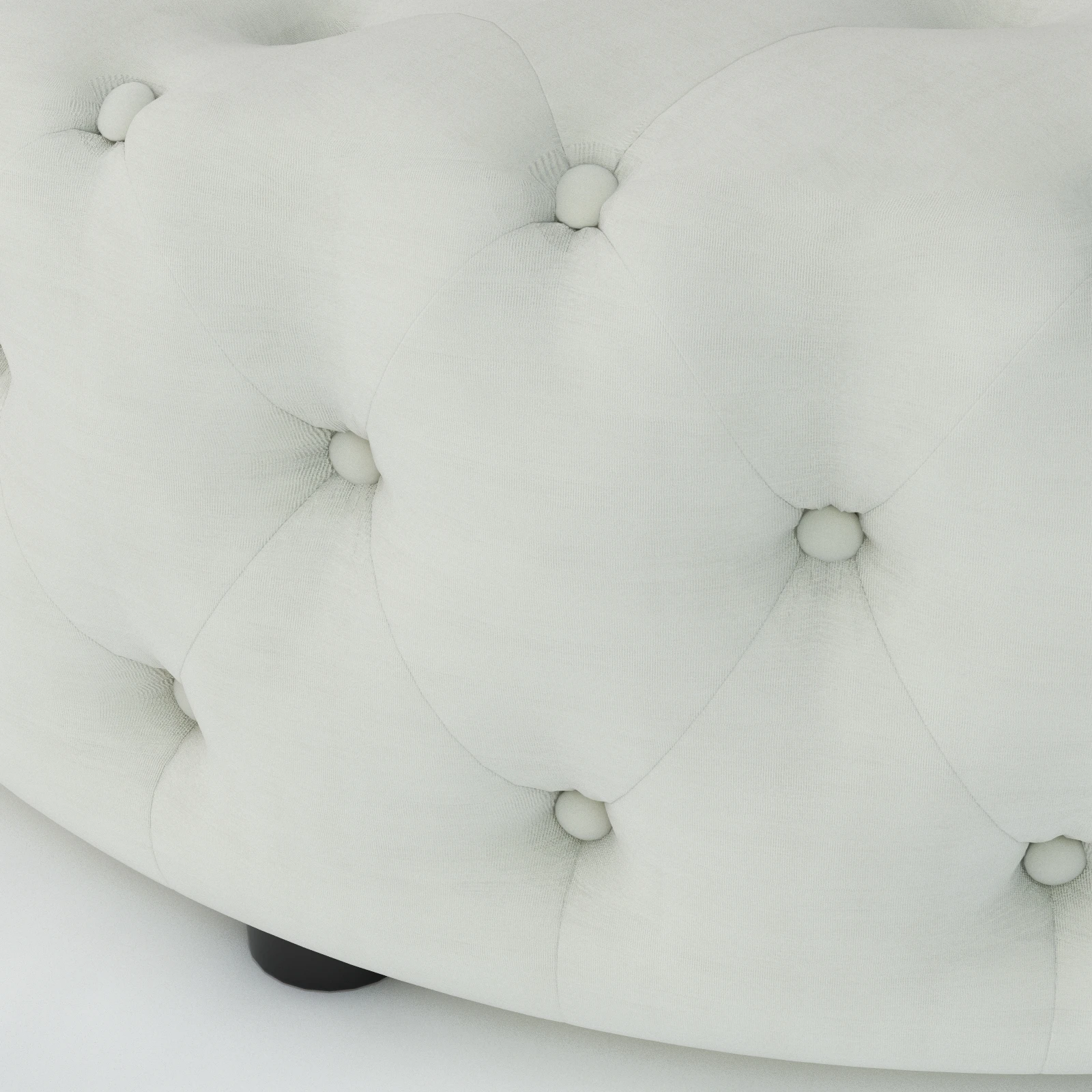 Baxton Studio Cardiff Tufted Ottoman 3D Model_05