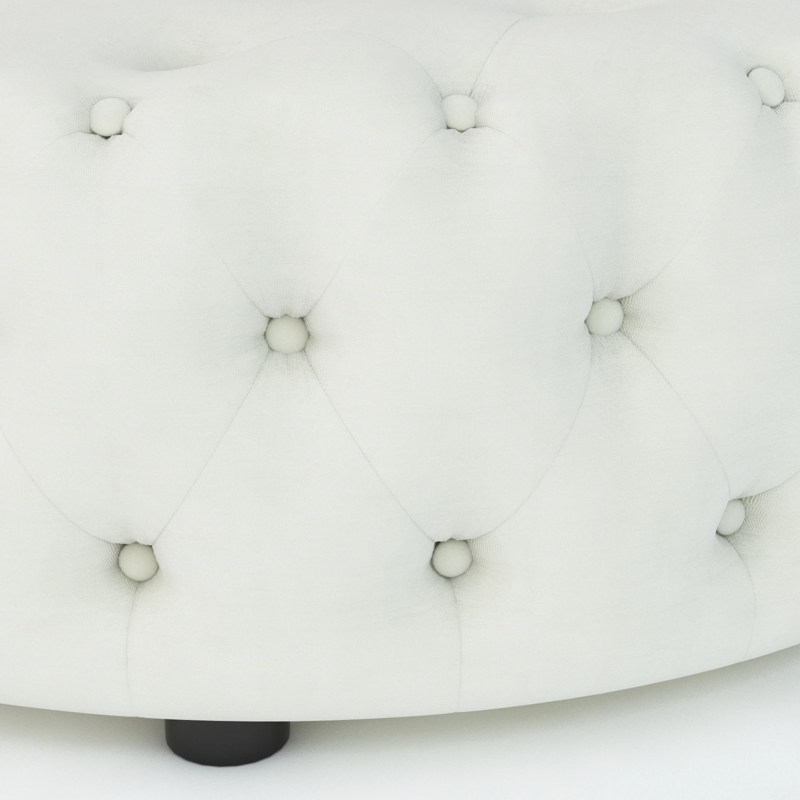 Baxton Studio Cardiff Tufted Ottoman 3D Model_07