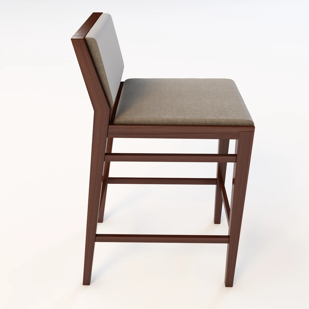 Caron Wooden Bar Chair 3D Model_03