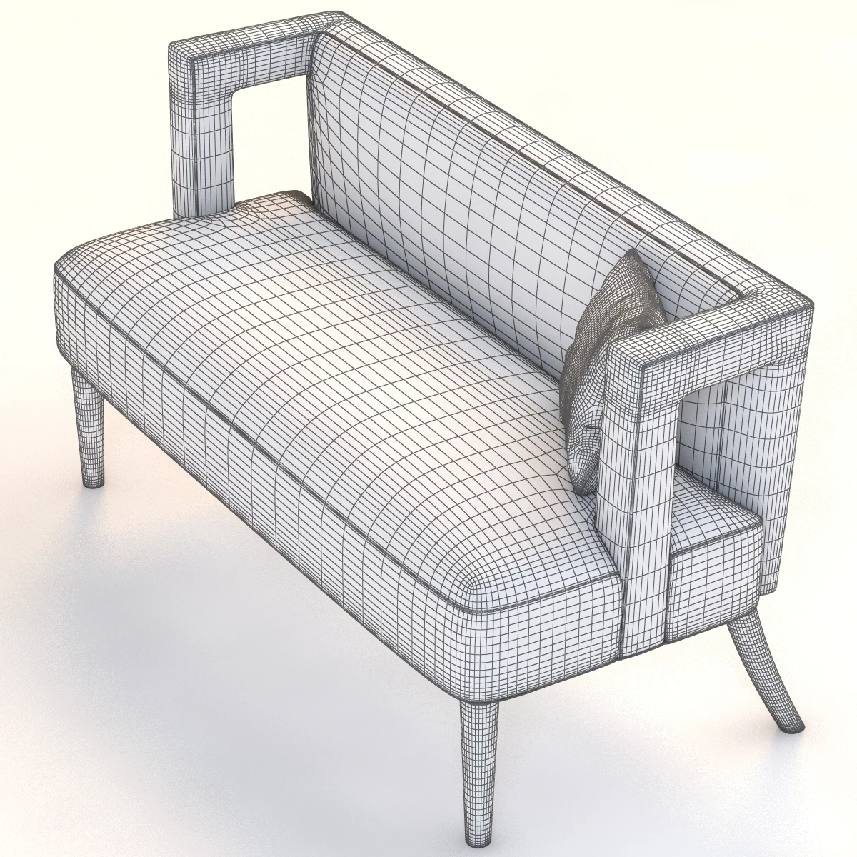 Carrie Settee 3D Model_013