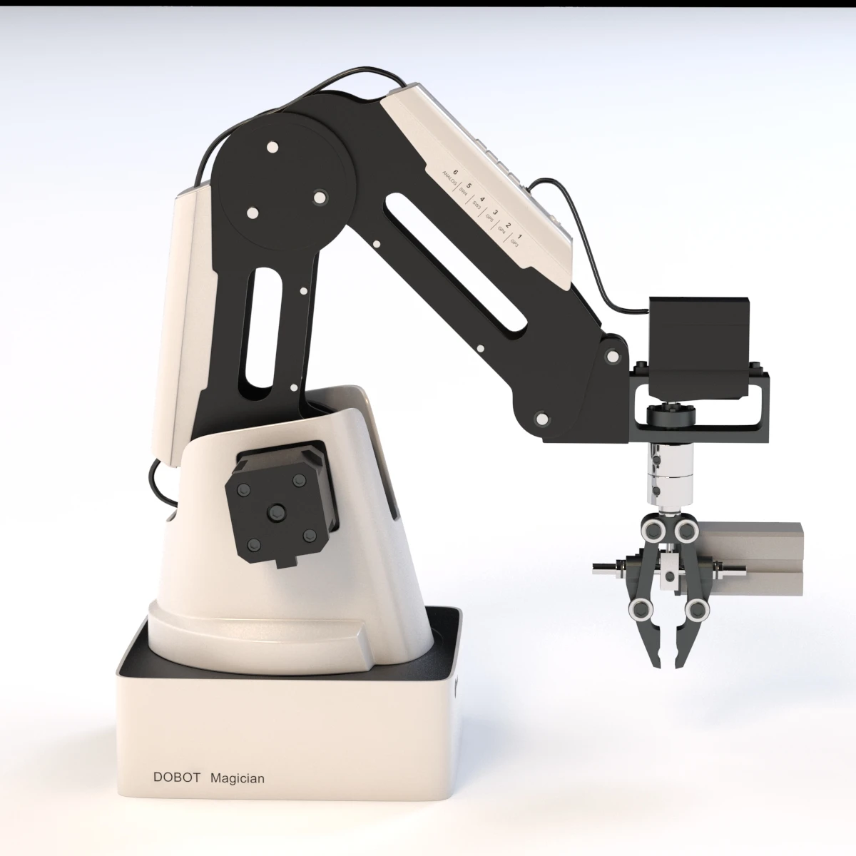 Designed For Desktop Dobot Magician Small Robotic Arm With Gripper 3D Model_04