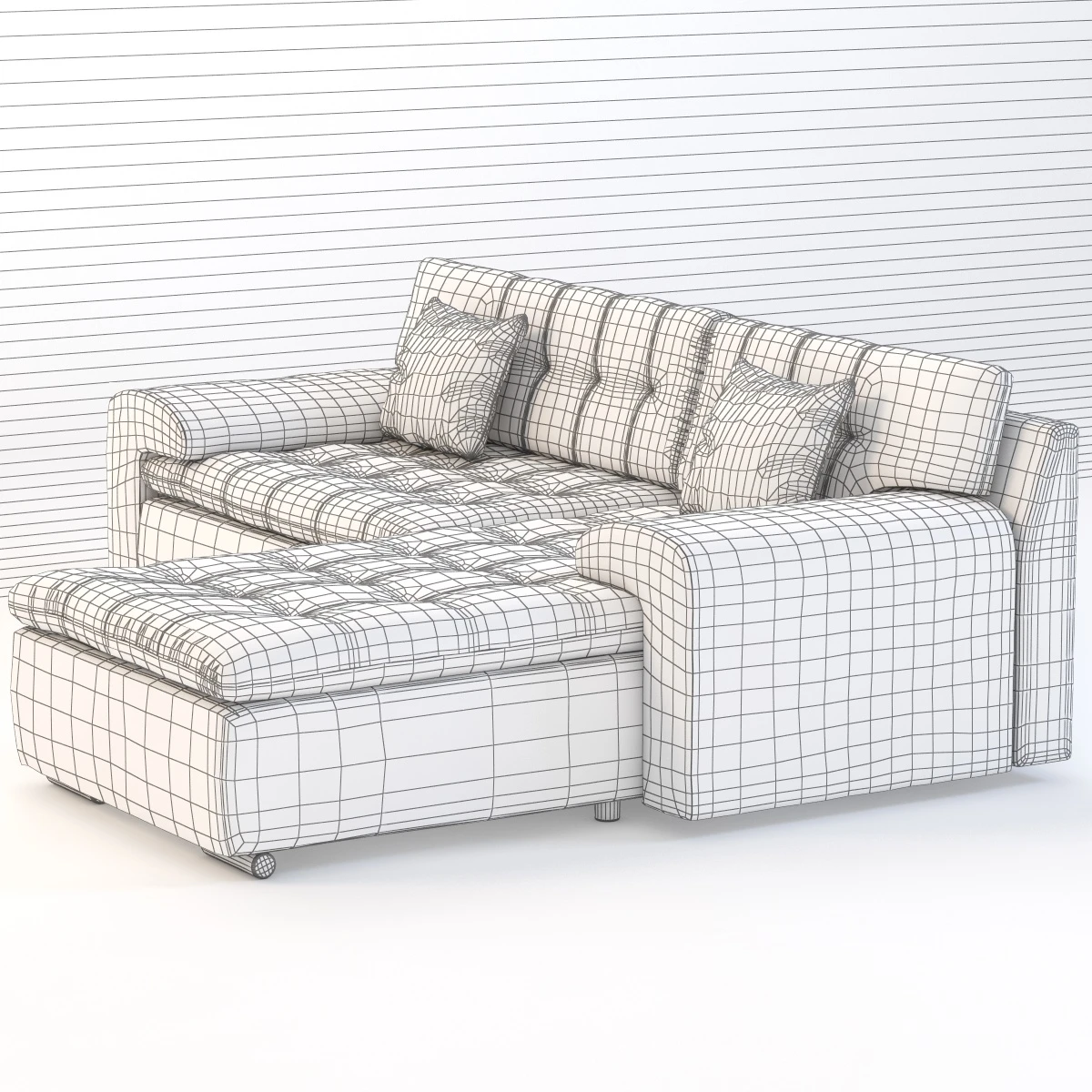 Bella Italia Butorhaz Bramante L Sofa 3D Model_010