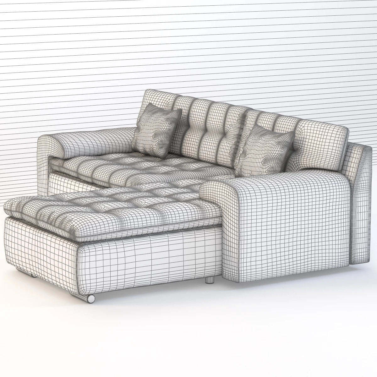 Bella Italia Butorhaz Bramante L Sofa 3D Model_09