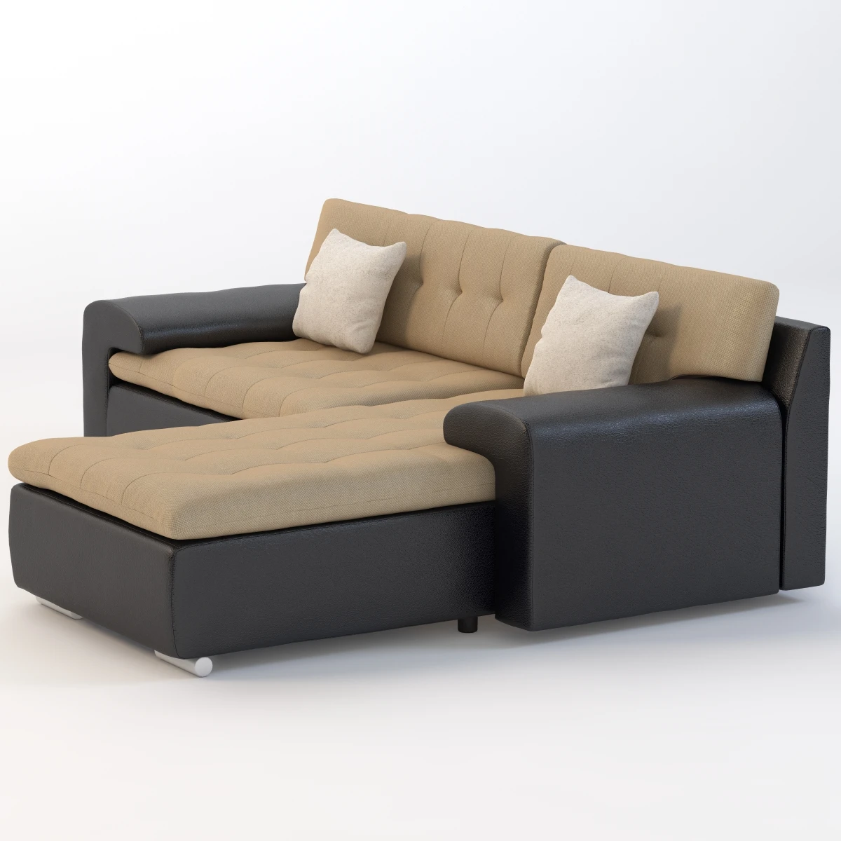 Bella Italia Butorhaz Bramante L Sofa 3D Model_01