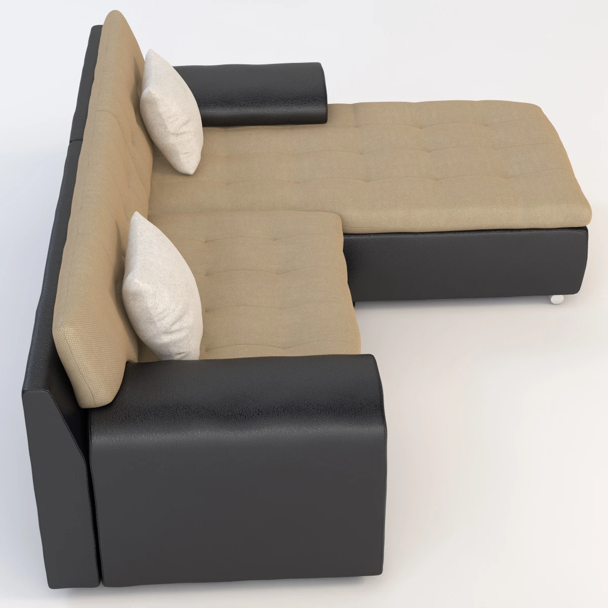 Bella Italia Butorhaz Bramante L Sofa 3D Model_05