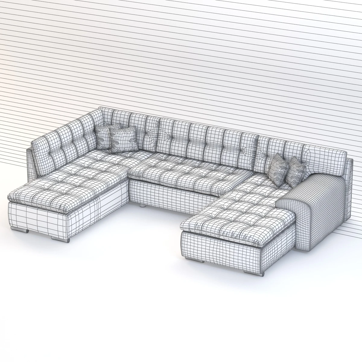 Bella Italia Butorhaz Bramante Sofa 3D Model_012