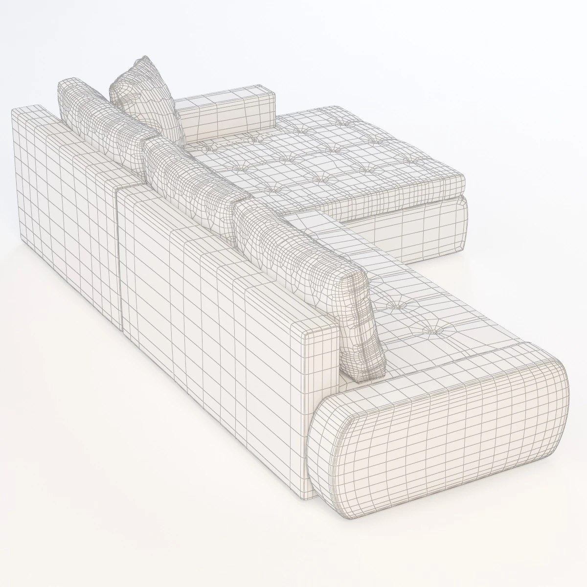 Bella Italia Butorhaz Dandolo L Kanape Sofa 3D Model_012