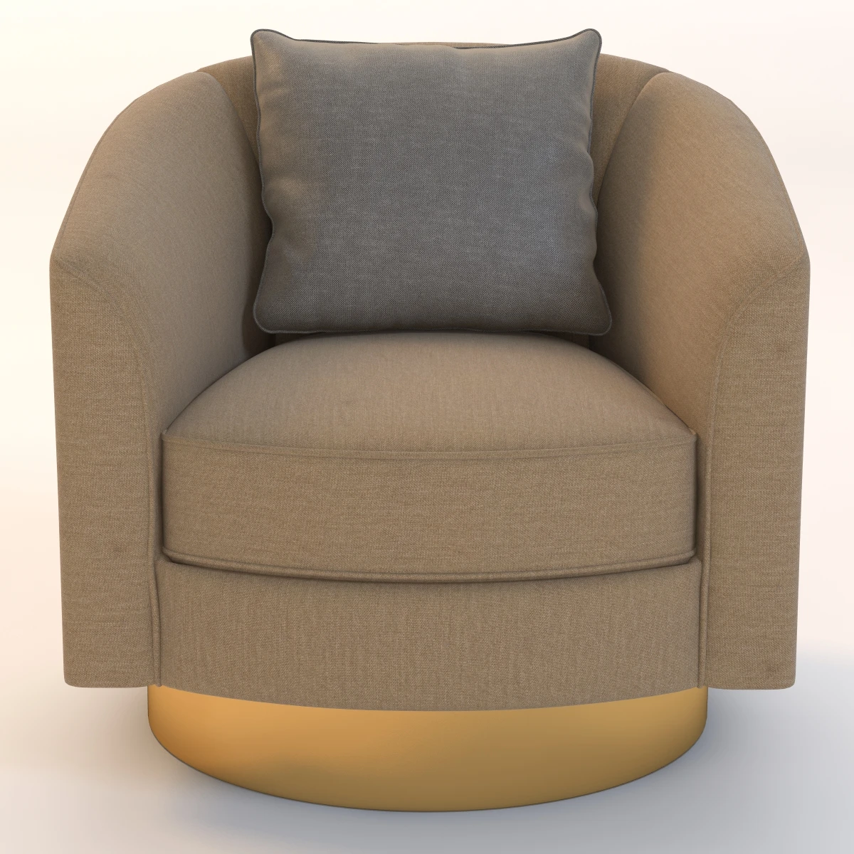 Bernhardt Camino Swivel Chair 3D Model_08