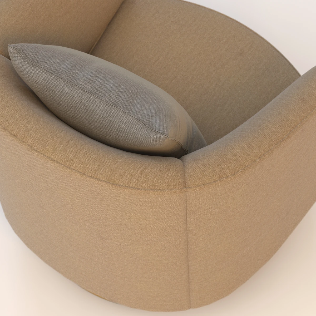 Bernhardt Camino Swivel Chair 3D Model_04