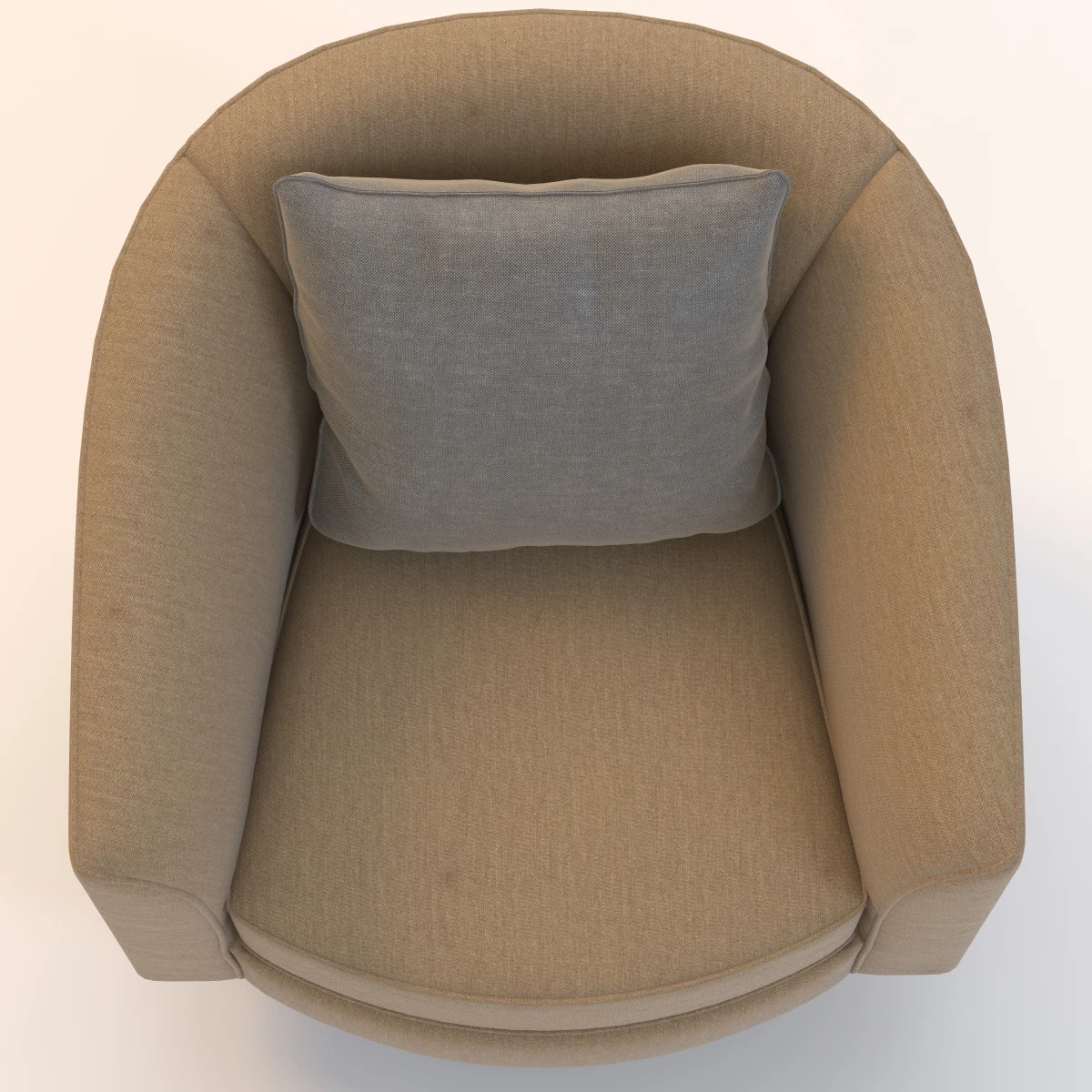 Bernhardt Camino Swivel Chair 3D Model_07