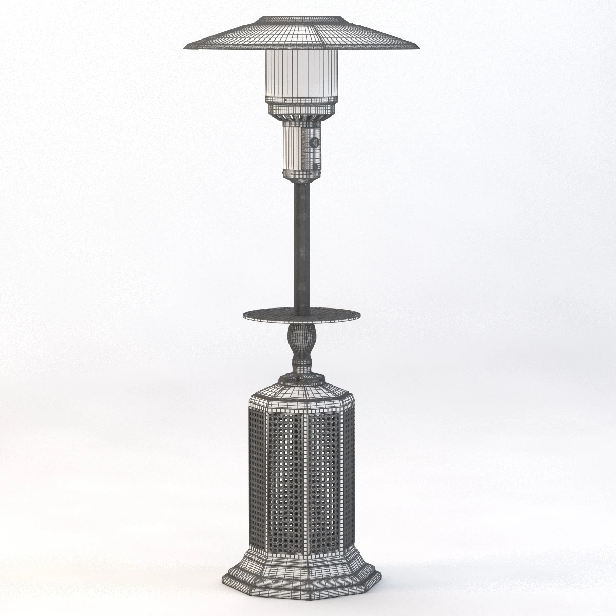 Cast Aluminum Heater 3D Model_010