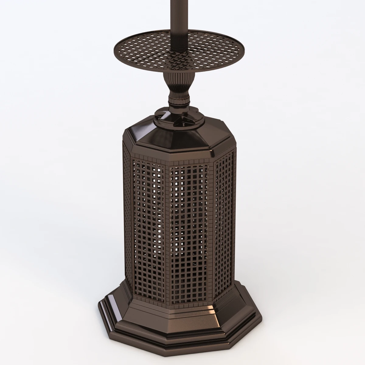 Cast Aluminum Heater 3D Model_04