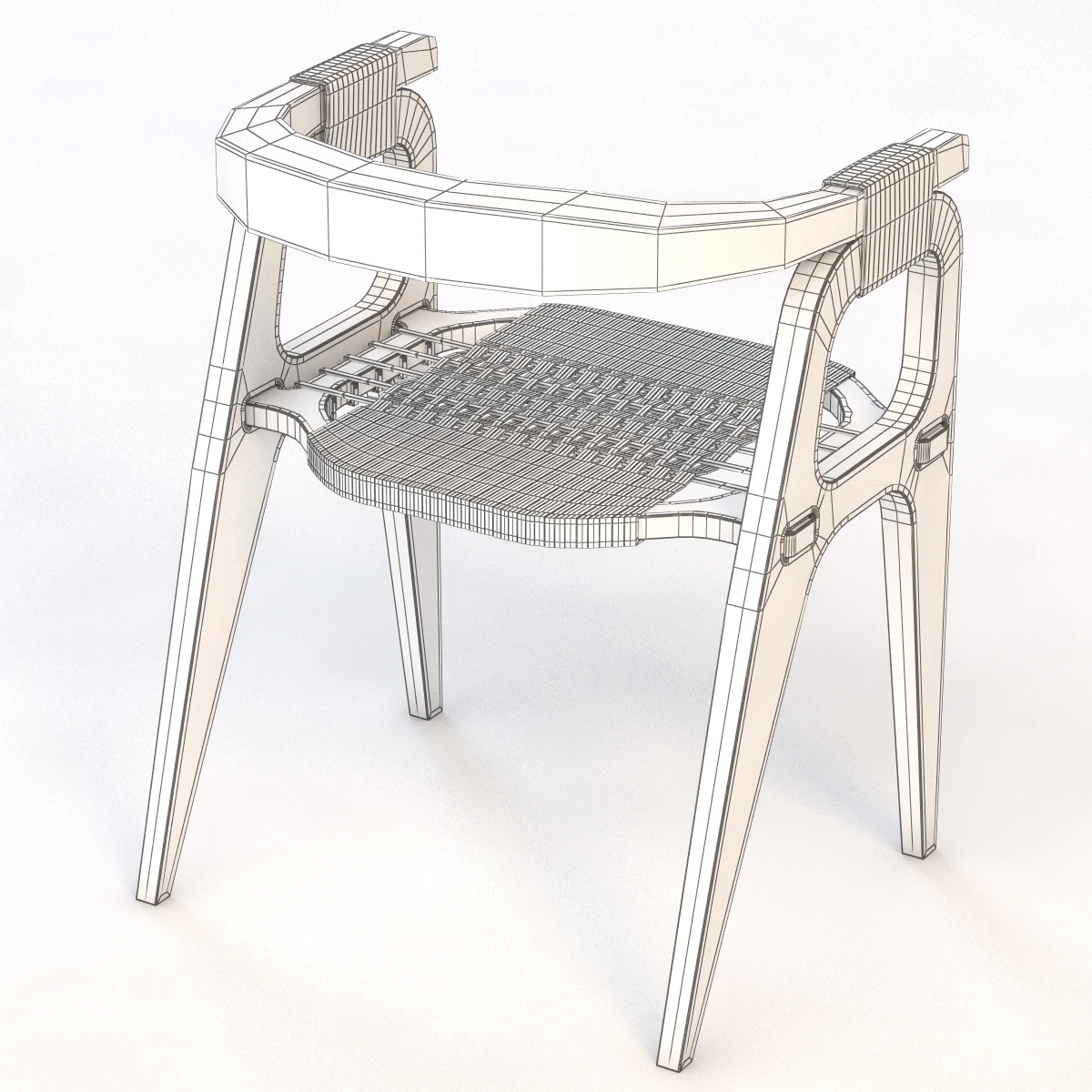 Bind B1 Diy Chair By Studio Klaer 3D Model_012