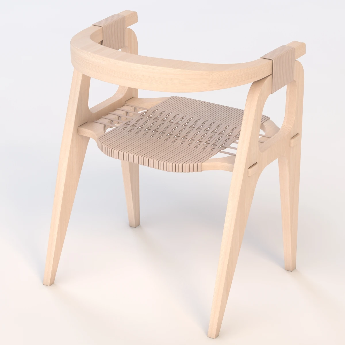 Bind B1 Diy Chair By Studio Klaer 3D Model_04