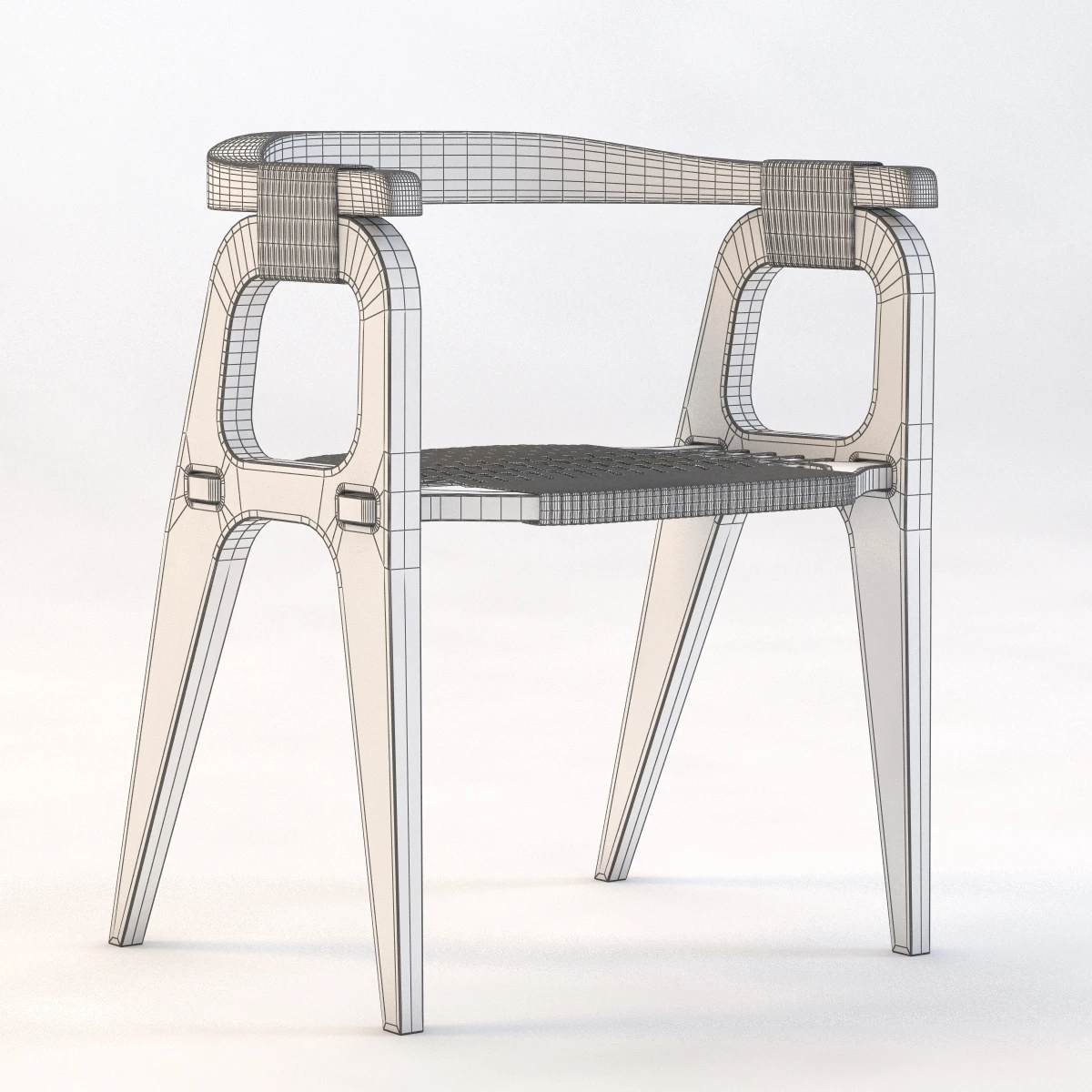 Bind B1 Diy Chair By Studio Klaer 3D Model_09