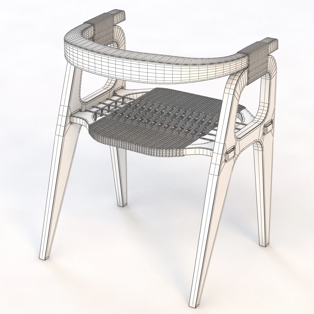 Bind B1 Diy Chair By Studio Klaer 3D Model_011