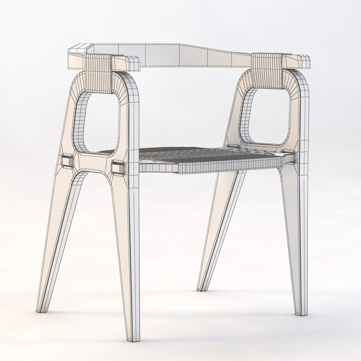 Bind B1 Diy Chair By Studio Klaer 3D Model_010