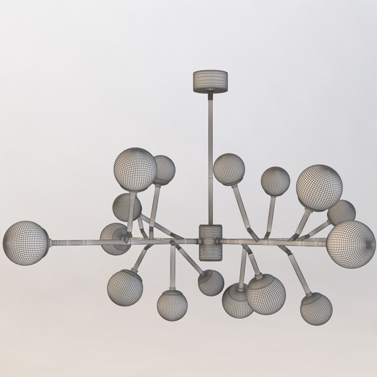 Dallas Chandelier 3D Model_07