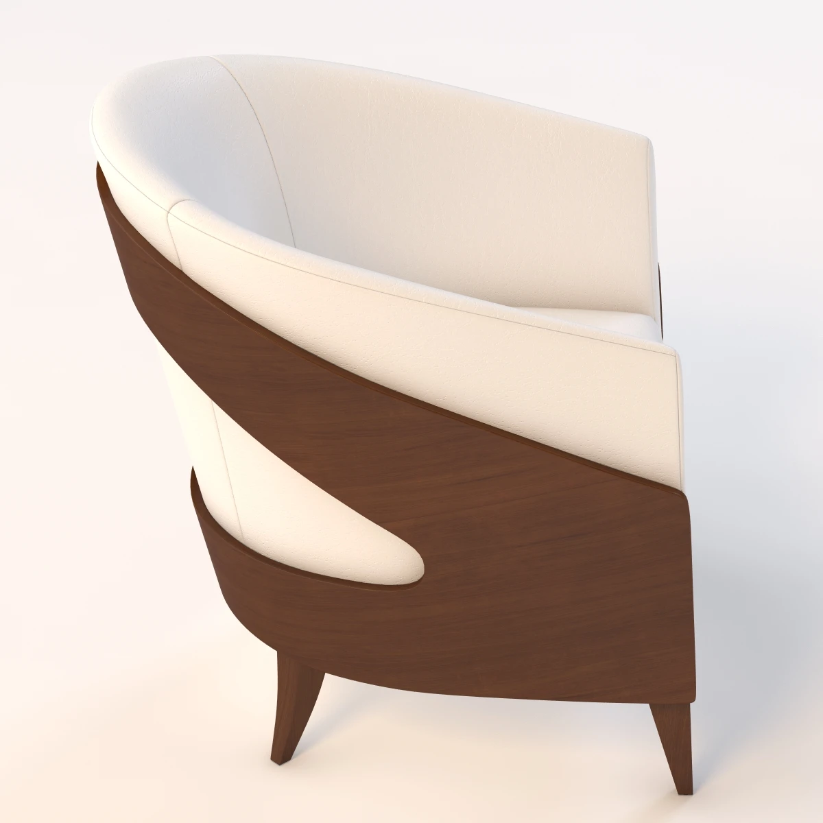 David Edward Aurora Lounge Chair 3D Model_03
