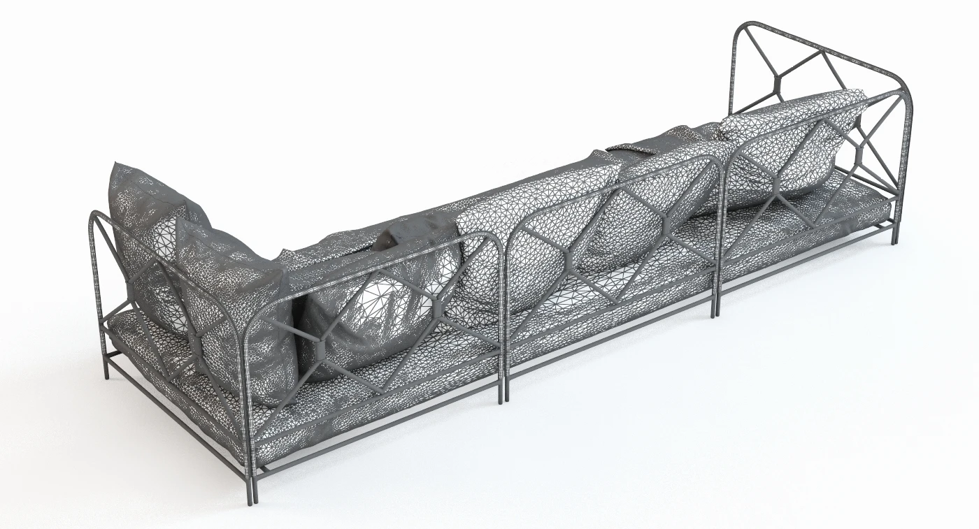 Day Bed 3D Model_09