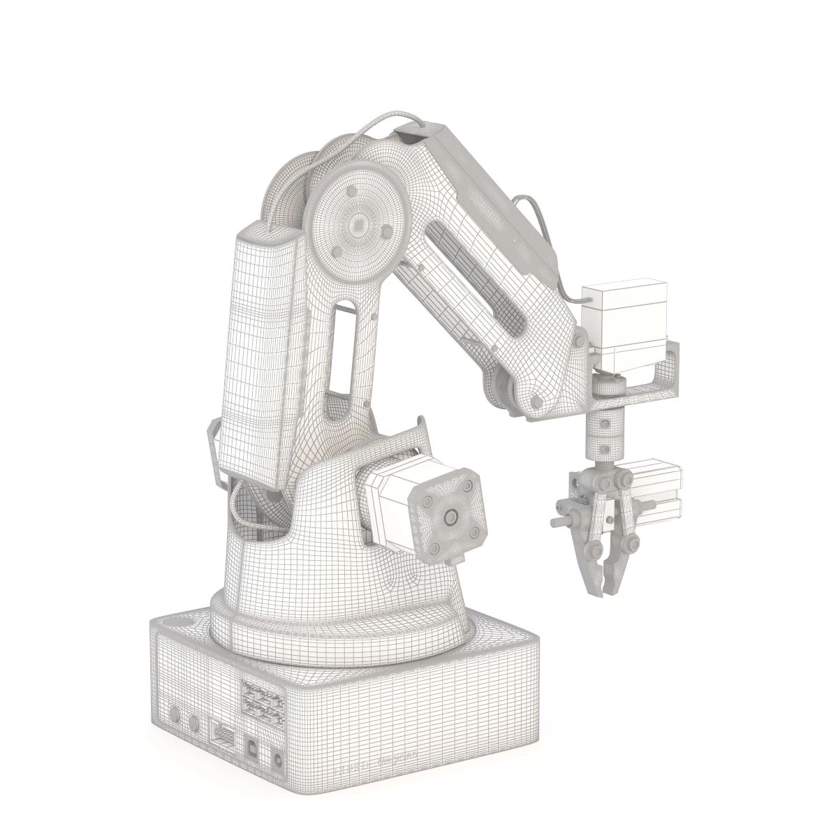 Designed For Desktop Dobot Magician Small Robotic Arm With Gripper 3D Model_010