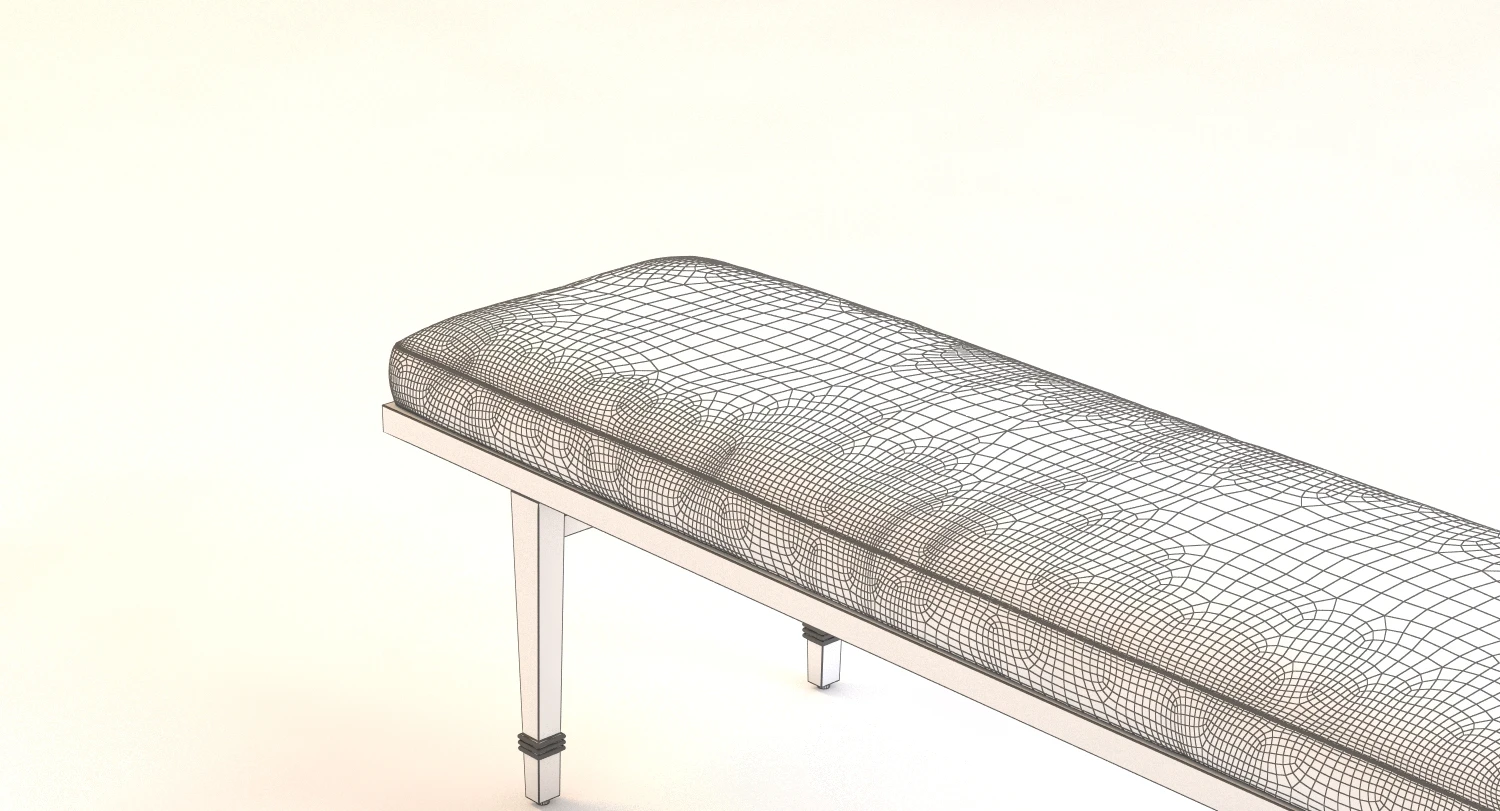 Bolier Classic Bench 90010 3D Model_012