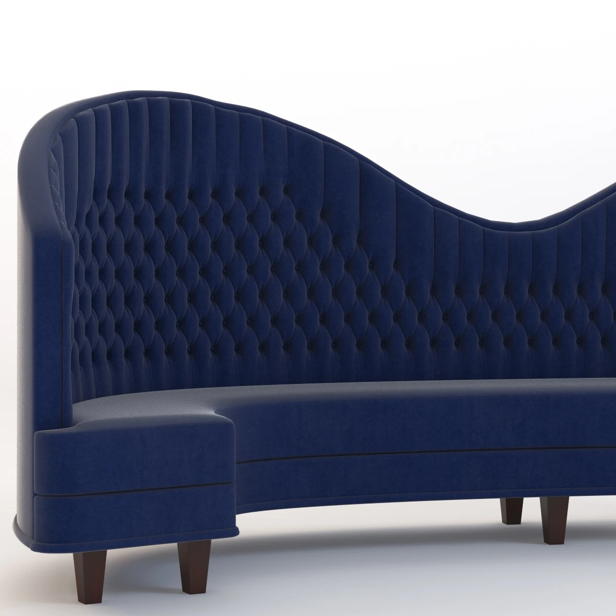 Detail Tufted High Back Curved Sofa 3D Model_06
