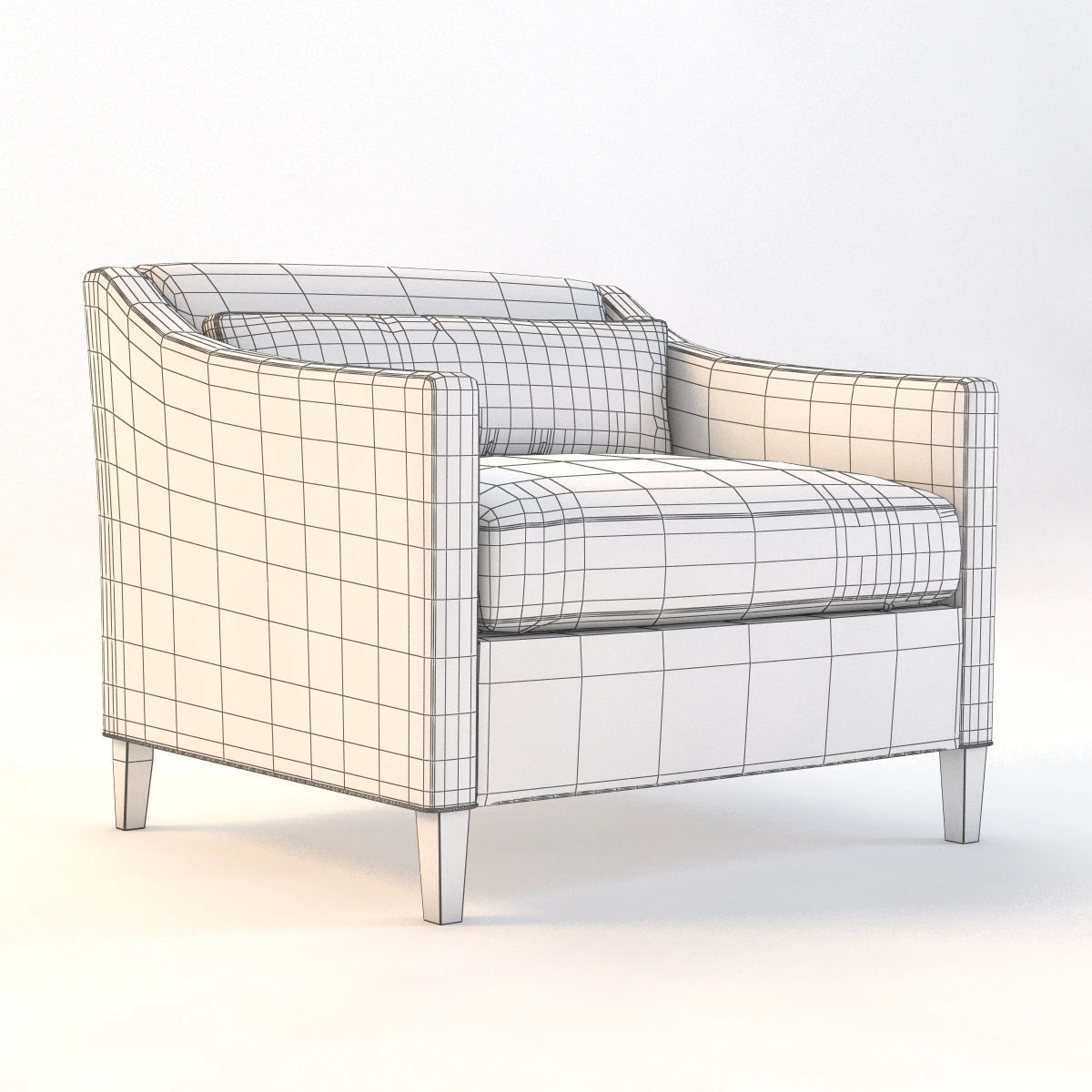 Bolier Domicile Lounge Chair 62045 3D Model_011