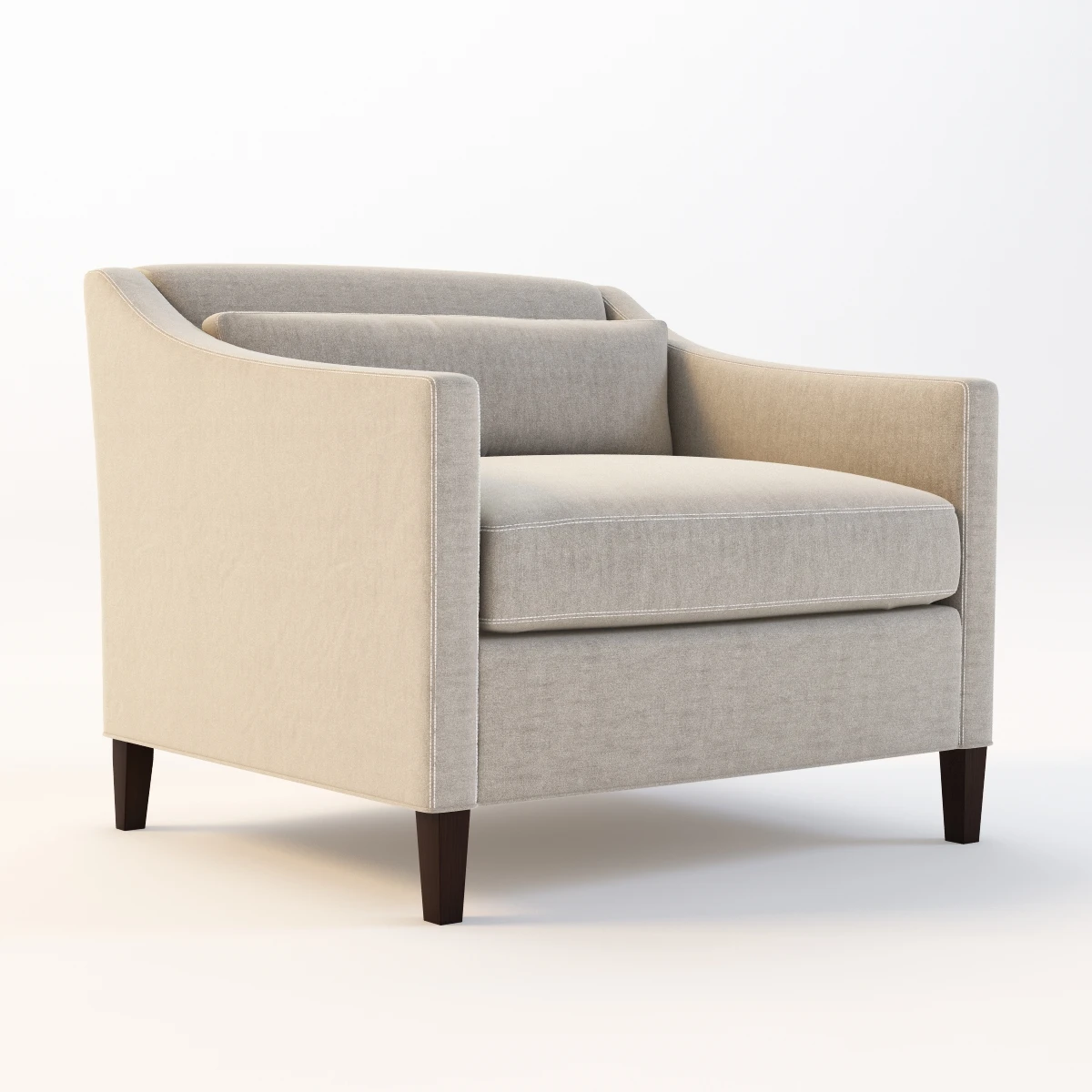 Bolier Domicile Lounge Chair 62045 3D Model_01