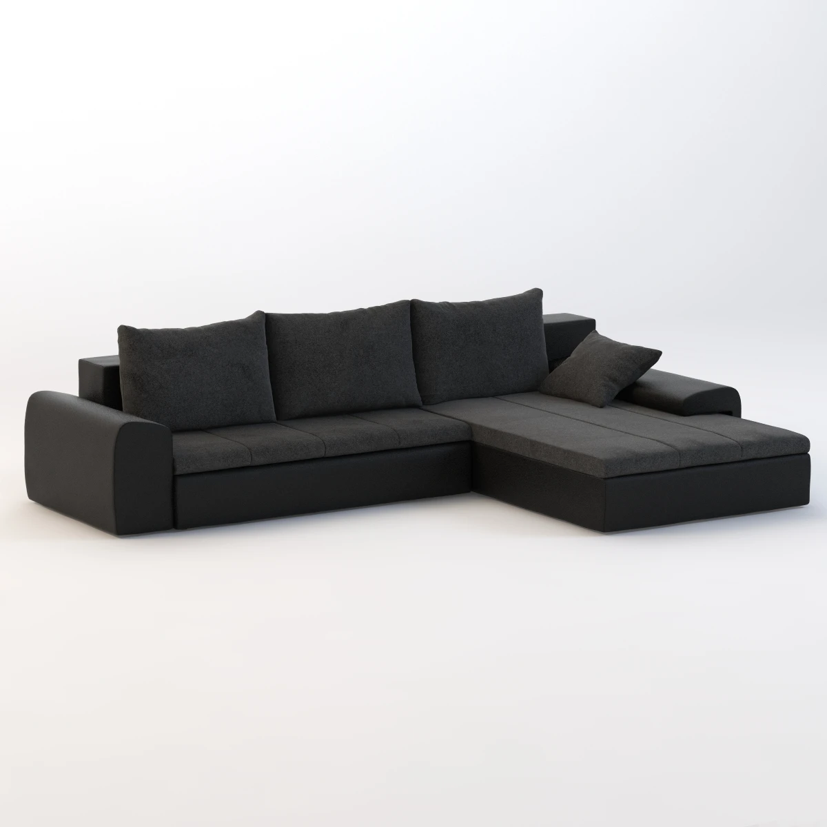 Dolfin L Kanap Sofa 3D Model_01