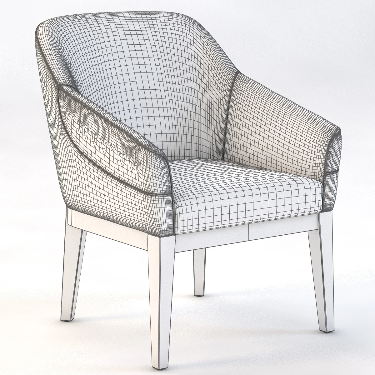 Dorian Armchair 3D Model_09