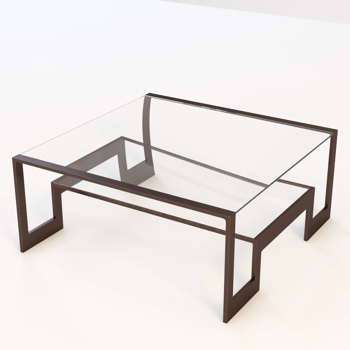 Bolier Modern Luxury Metal Cocktail Table 93018 3D Model_04