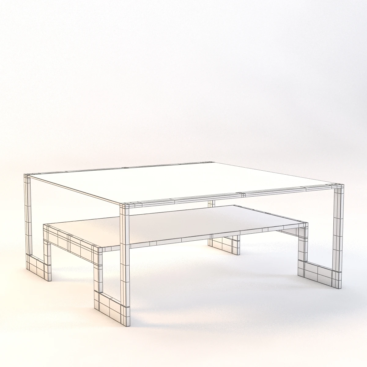 Bolier Modern Luxury Metal Cocktail Table 93018 3D Model_08