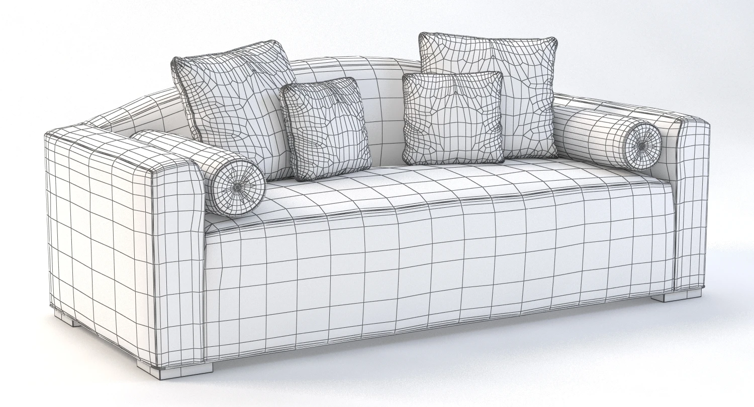 Bolier Modern Luxury Sofa 92012 3D Model_011