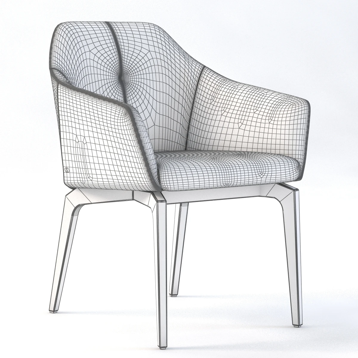 Easy Chair Ds-279-01 By De Sede 3D Model_010