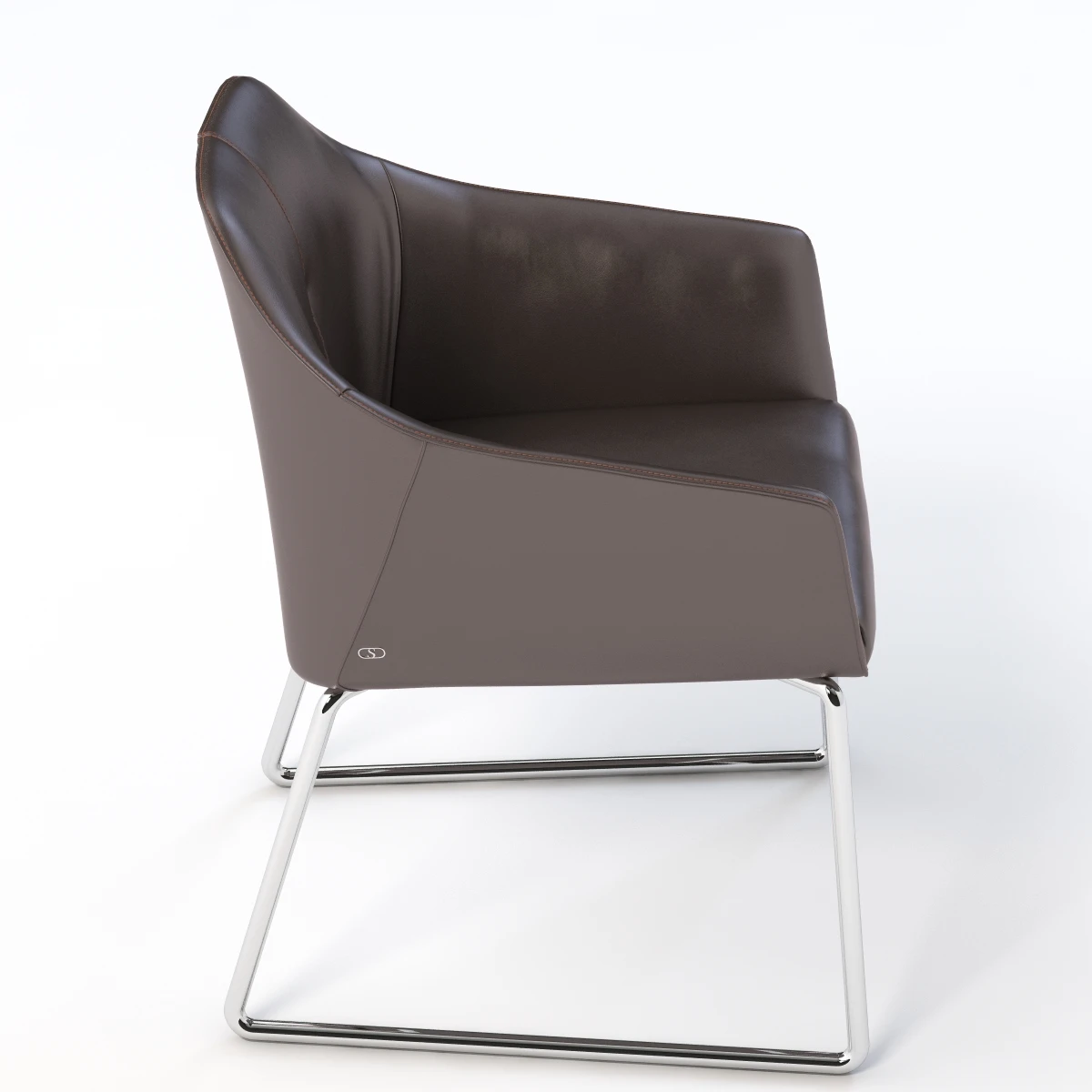 Easy Chair Ds-279-51 By De Sede 3D Model_03