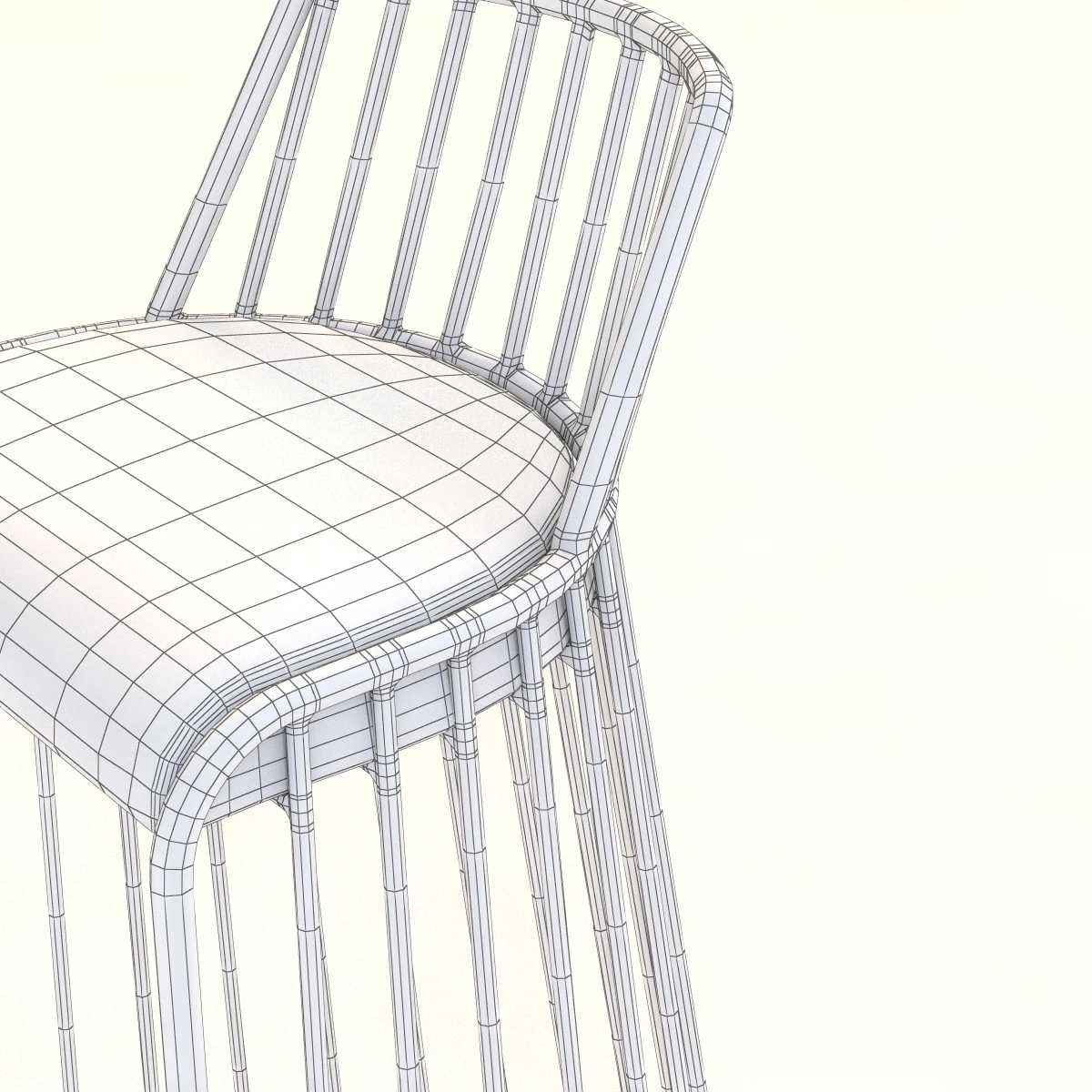 Bride Veil Bar And Counter Stool 3D Model_010