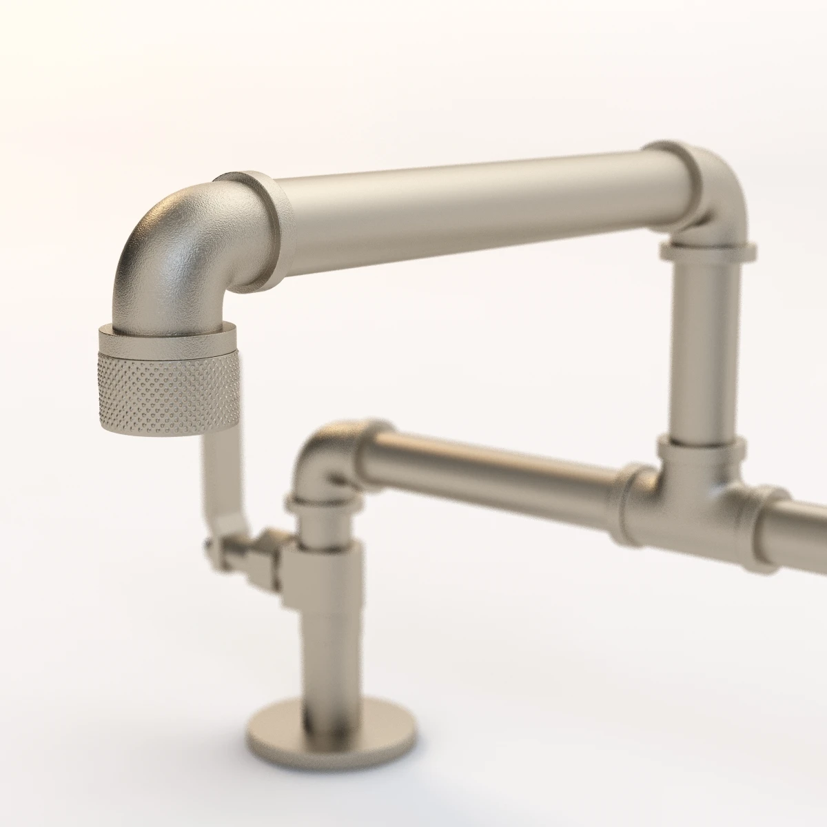 Elevated Widespread Faucet By Watermark Design 3D Model_05