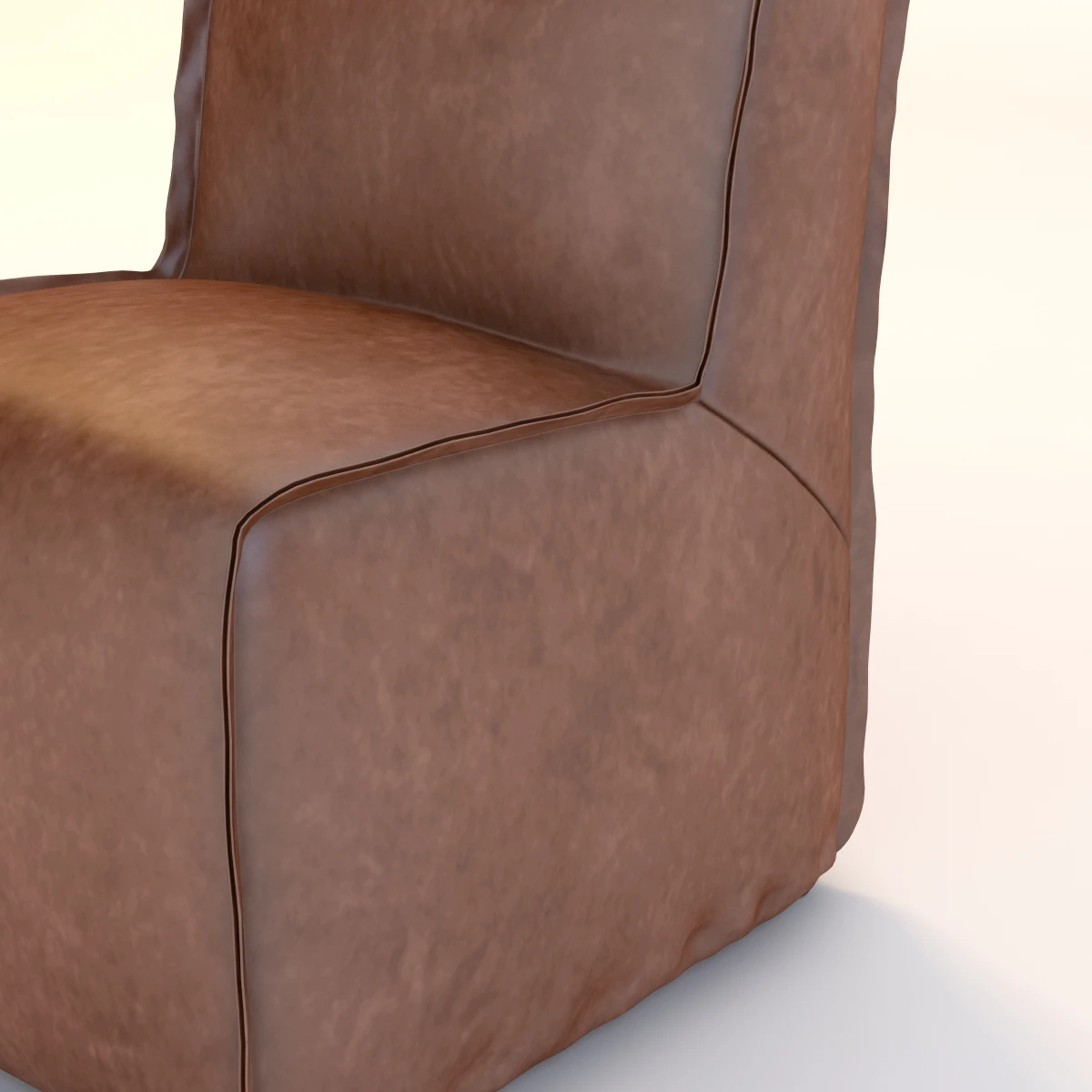 Bruno Leather Side Chair 3D Model_05
