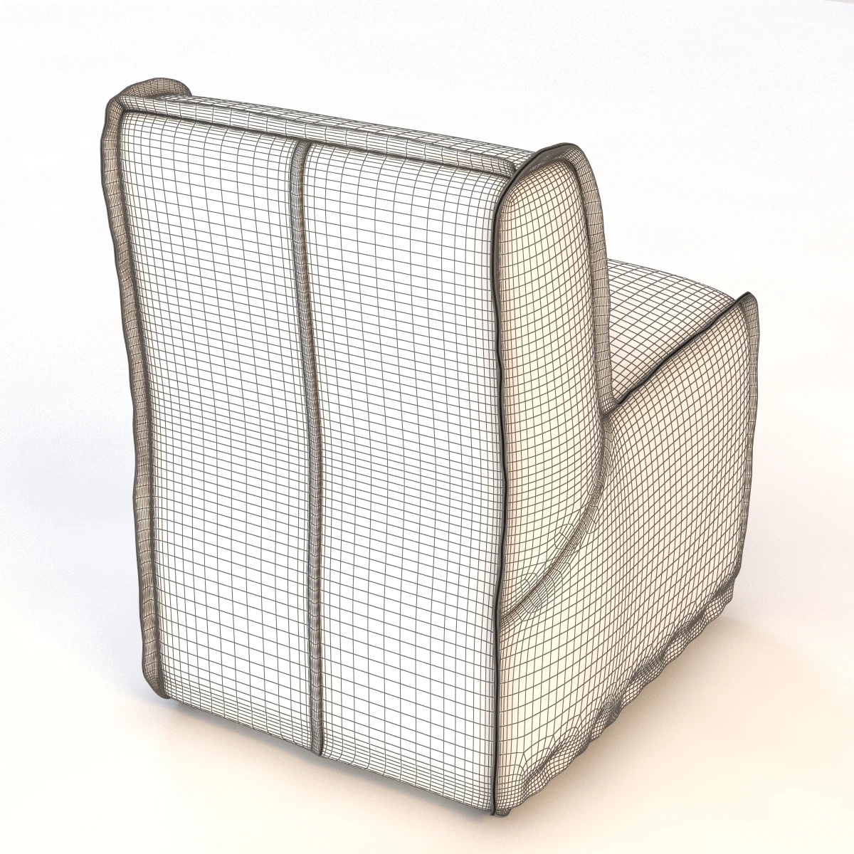 Bruno Leather Side Chair 3D Model_011