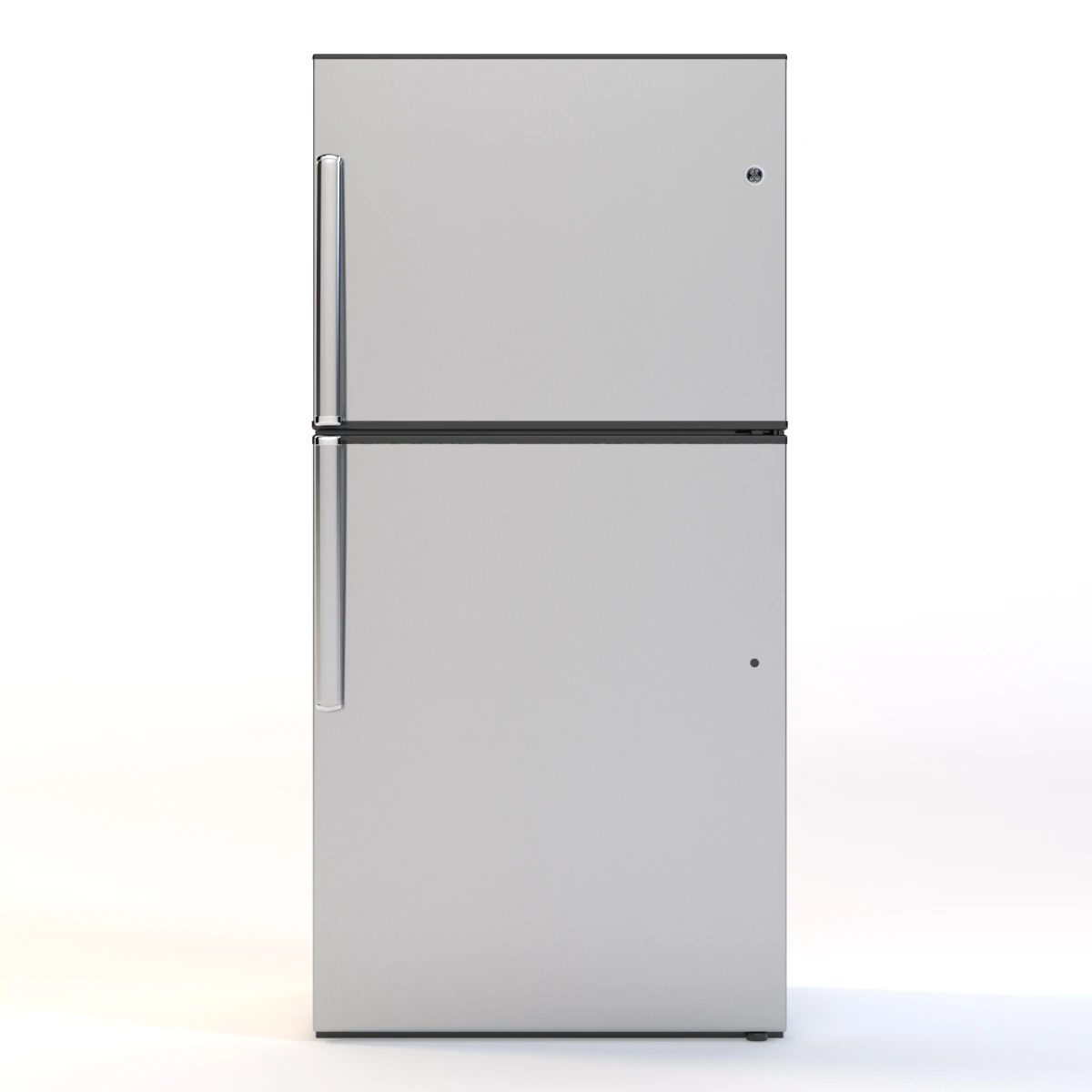 Energy Star 21.2 Cu. Ft. Stainless Top-Freezer Refrigerator 3D Model_05