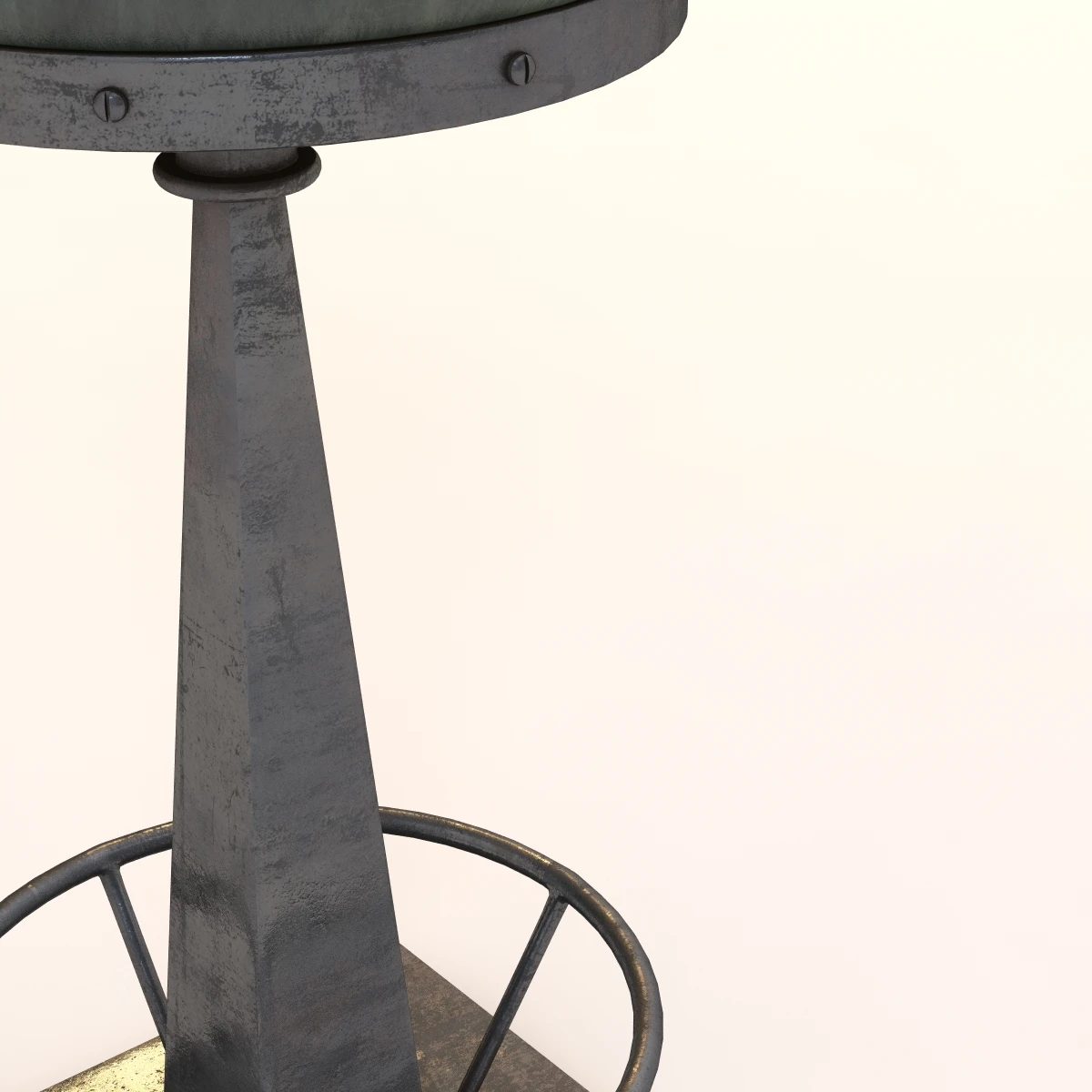 Flint Vintage Bar Stool 3D Model_05