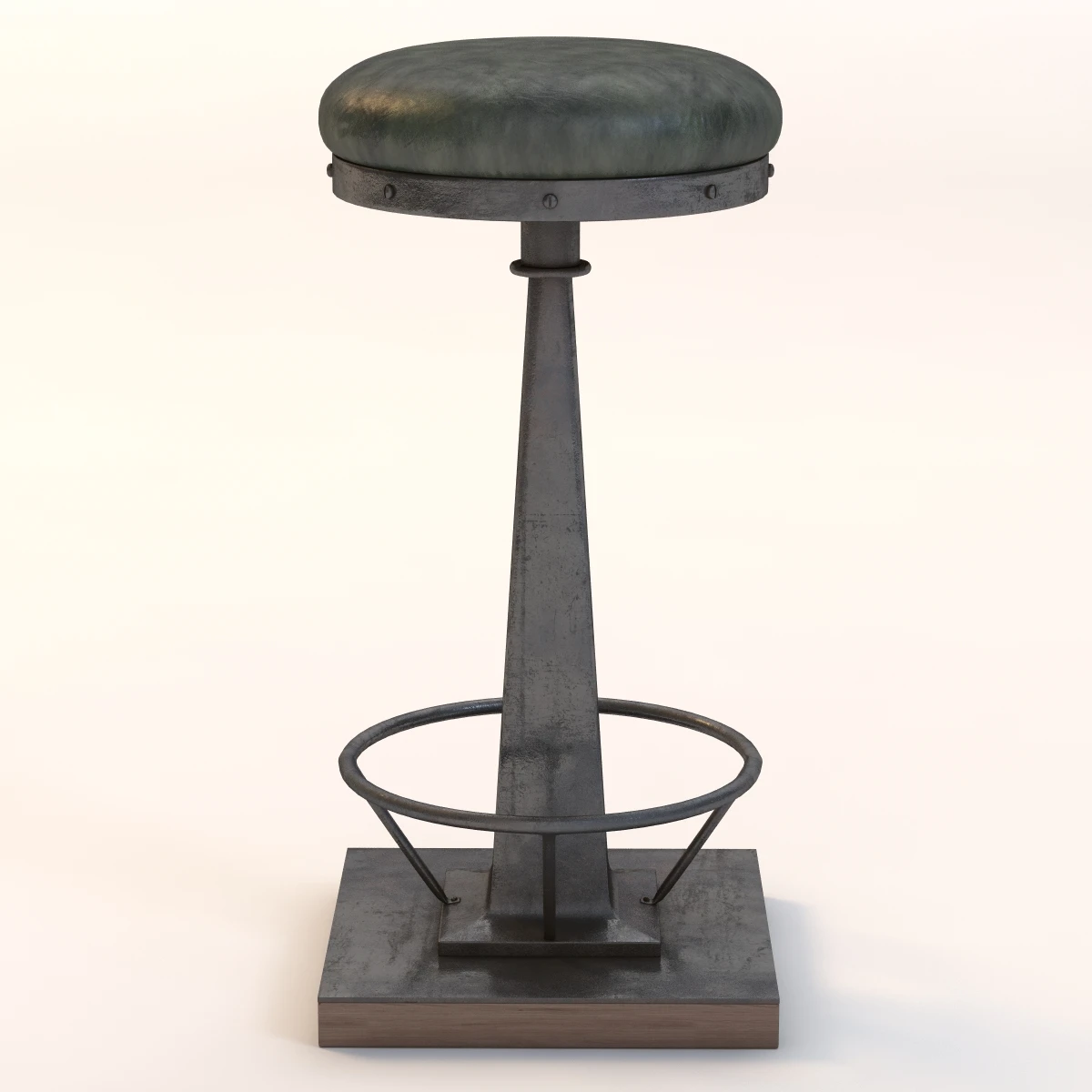 Flint Vintage Bar Stool 3D Model_08