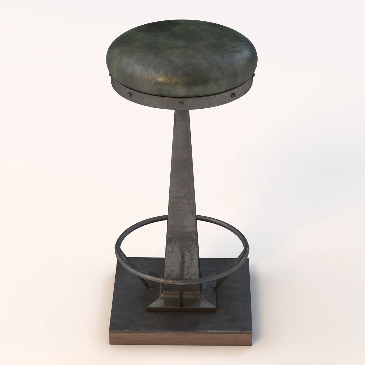 Flint Vintage Bar Stool 3D Model_03