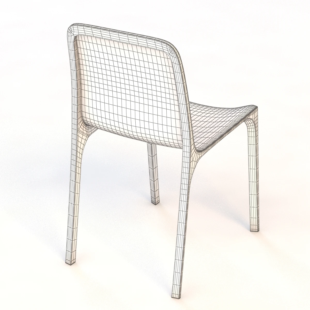 Frida Chair 752 by Pedrali 3D Model_014