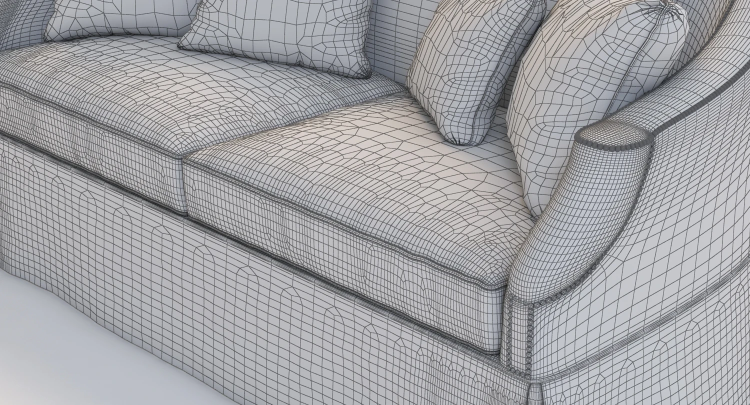 Eton Short Sofa 3D Model_010