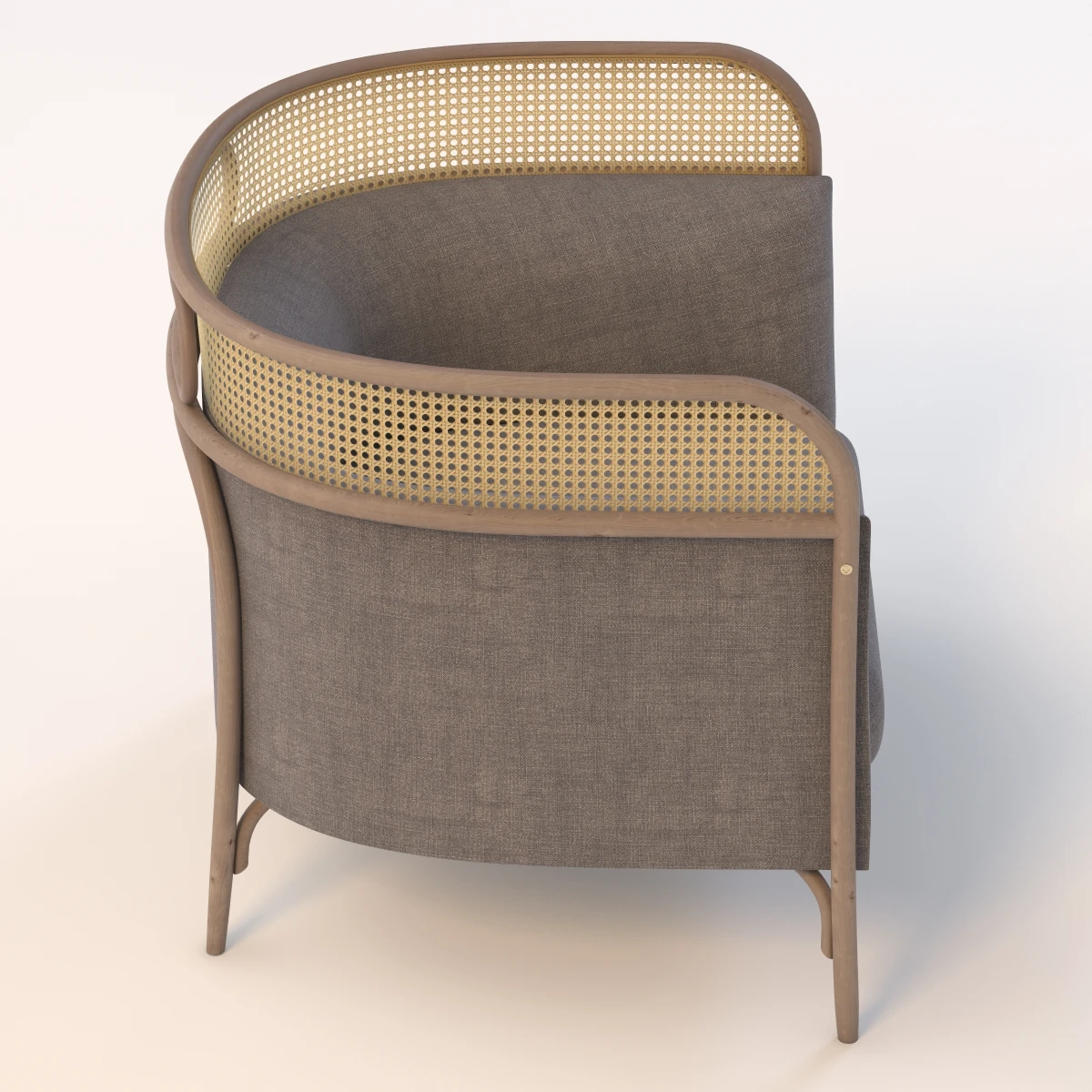 Gamfratesi Targa Lounge Chair 3D Model_03