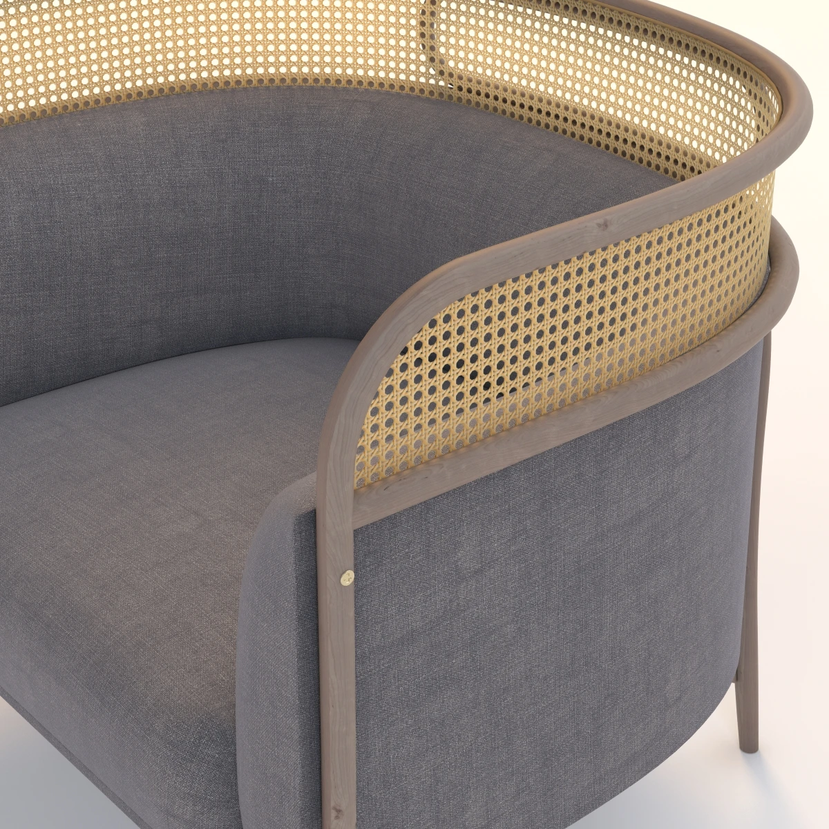 Gamfratesi Targa Lounge Chair 3D Model_05